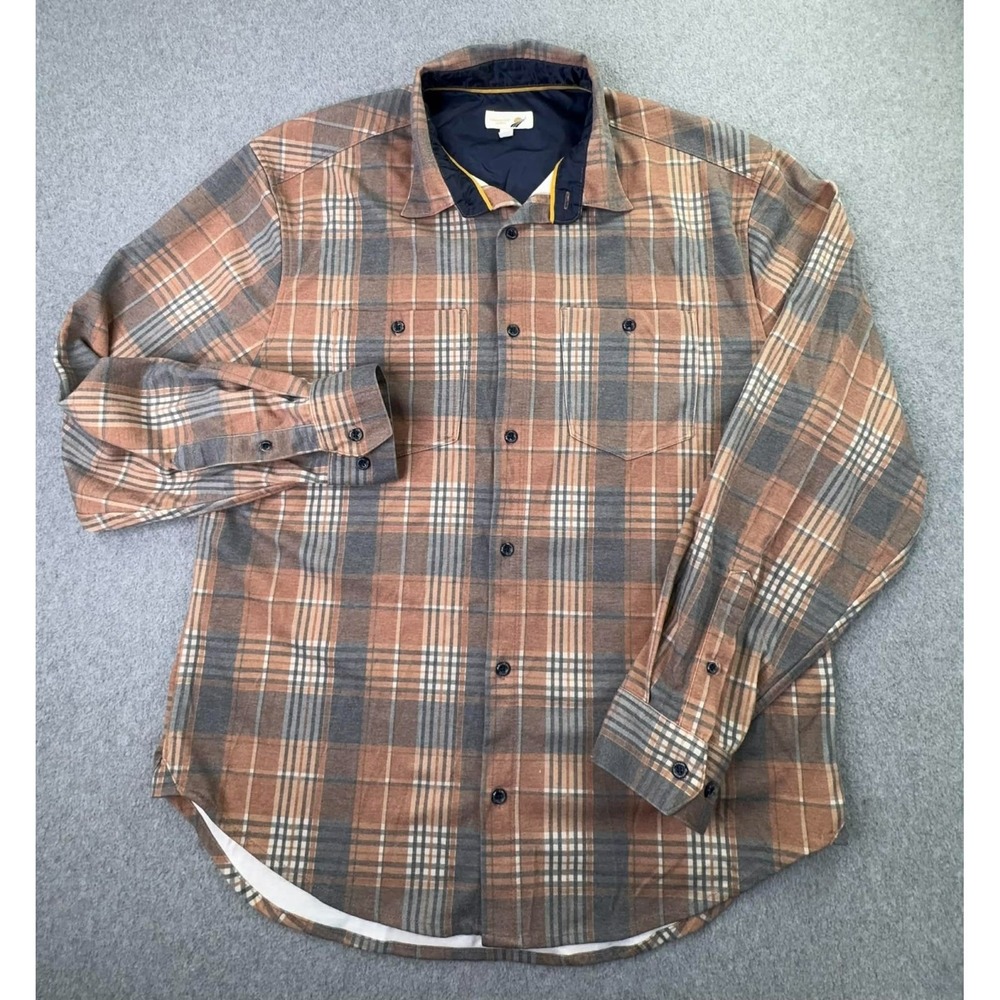 Fundamental Coast Board Shirt Men's‎ XL Plaid Button Down Soft Flannel Outdoor
